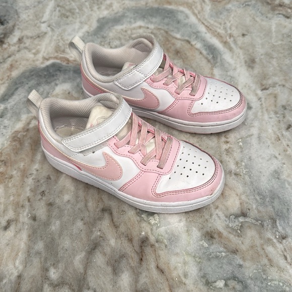 Girls nike borough court recraft low pink size 12 - Picture 6 of 7